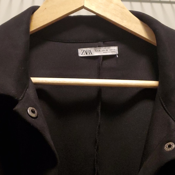 Zara black short sleeve cardigan - Picture 2 of 4